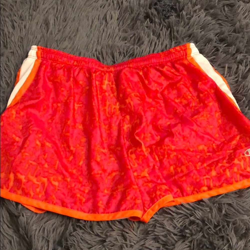 Pink & Orange Champion Running shorts
